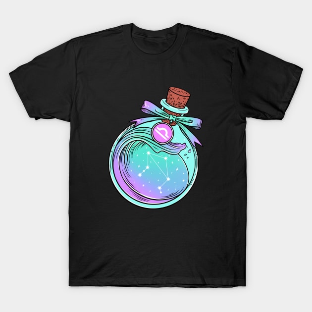 Zodiac Potion. Libra T-Shirt by OccultOmaStore